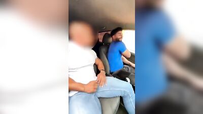 Latino Frat Boy Fun: Big Cock Amateur Ass Handjob!