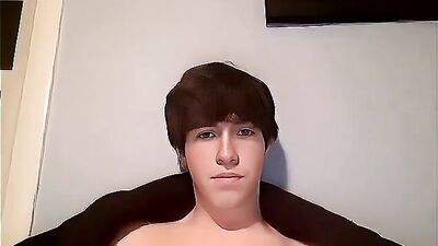 Ginger Twink Webcam Boy Cums: AI Enhanced Gay Porn Video
