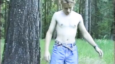 Jacked in the Woods - Big Cock Twink Action!