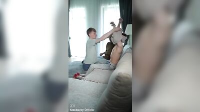 Gangbang with Three Horny Twinks in Webcam Sex