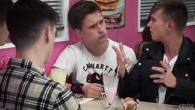 French Porn Heat: Axel and Friends Bareback Cum Shots!