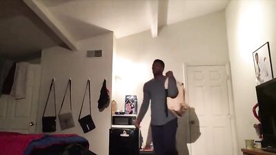 BLACK TEEN BOY CAN’T RESIST TOUCHING HIMSELF AFTER SCHOOL