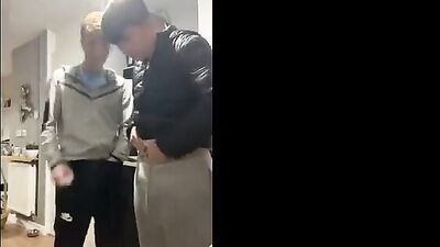 Two boys make their first amateur porn movie