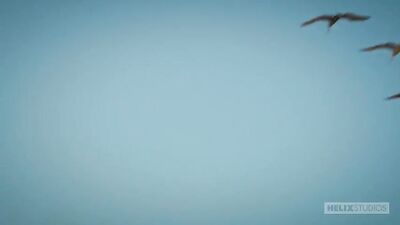 Gangbang on the Beach! Muscle Boys in Action!