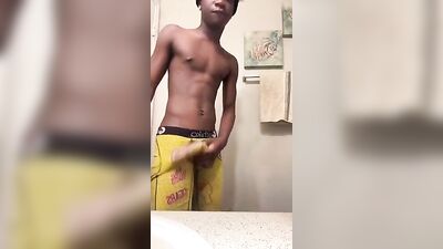 Raw BBC Action with 18-Year-Old Hunk!