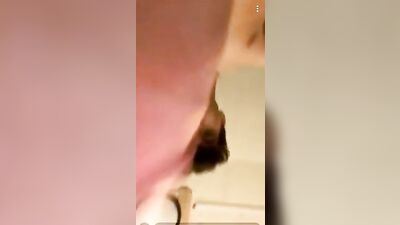 Young American Cum Drenched in His Bathroom!
