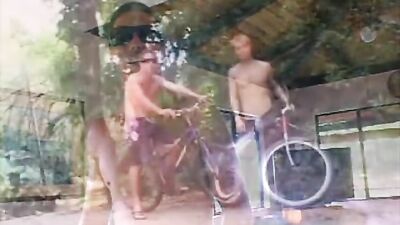 Surfers Peeing on Naked Bike Ride: Outdoor Adventures for Gay Men