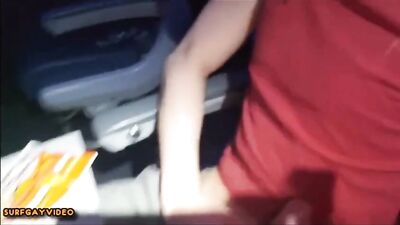 Swiss Teen Exposes His Monstrous Dick In The Airplane!