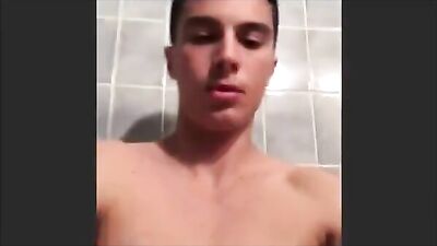 Gay Porn Ultra Cute Jacking Blonde Handsome Muscle Solo Bathroom