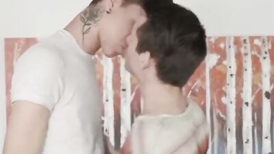 Tall, Handsome and Versatile - Bareback Flip-Fuck Teens Action