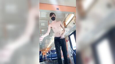 Public Outside Adventure: Enjoy Amateur Train Gay Porn!