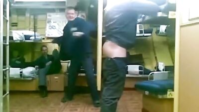 Russian Spanking Fetish: Amateur Boys Public Outside Straight!