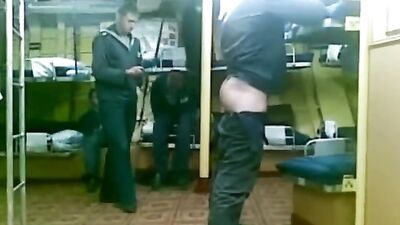 Russian Spanking Fetish: Amateur Boys Public Outside Straight!