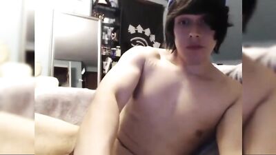 Gay Porn Twink Balls Solo Play!