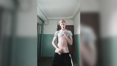 Cumming with Confidence: Cute Fit Blonde Guys Solo Porn Adventure