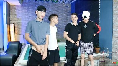 He Likes To Show His Dick Again! - A Gay Porn Video With New Webcam Action & A Handsome Dick Boy