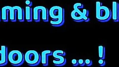 Outdoor Rimming Fun with Friends: Blowing Blond Boys on the Streets