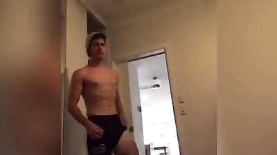 Gay Muscle Cam Boys Fit Brunette Wankin Show