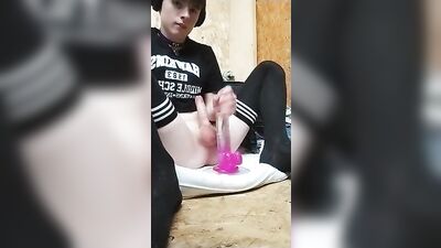 Anal Twinks Fun with Dildo - A Solo Handjob Journey!