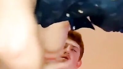 Redhead Twink Cum Showdown: Double Blown by Blond Roommates