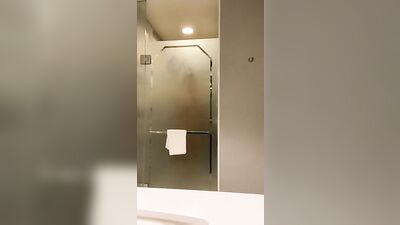 Gangbang After Showering: Solo Sex Exposure!