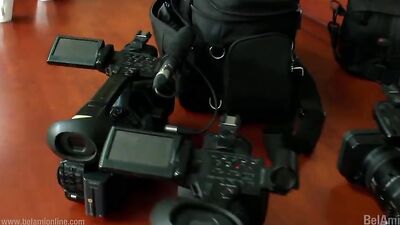 BelAmiOnline presents: African Orgy - On the set- pt 1 (BAO)