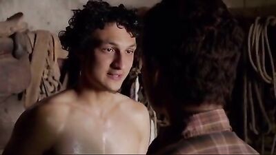 Teen Sucks Sweaty Ranchhand in the Fields - Gay Porn Video