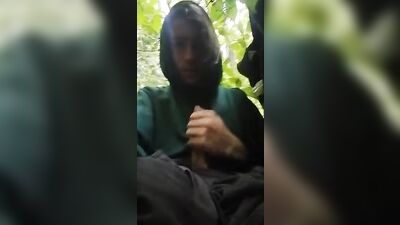 Forest Fellatio Fun with BOYS PORN Web-Cam Solo Cumfree Action!