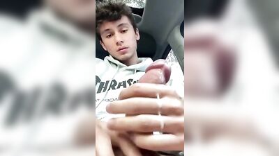 Gay Porn Web-Cam Solo Sex Cum Shots - Cumming In Car
