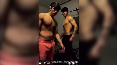 Muscle Men Workout Heat: Sexy Brandon and Joeys Hottest Bodybuilding Session!
