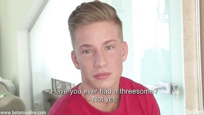 Cum Showing Handsome Blond Boy Delivers Hardcore Gay Porn Action!