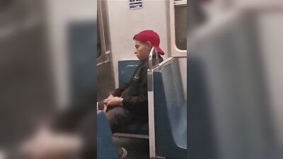 Latino Jerks Off on the Bus - A Foot Fetish Adventure!