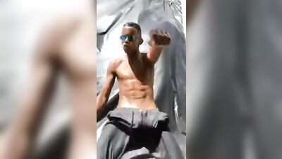 Young Black Latino Big Cock Bulge Dancer: Nalbinhos Solo Show