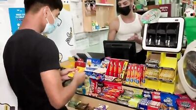 Punish the Thief: Twink Bareback Cum Shots