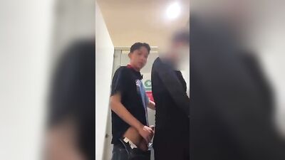 Young Asian Twink Seducing Straight Boy for Oral Sex Fun - Cruising Adventure