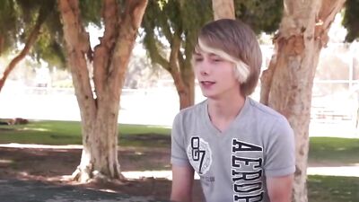 Gay Twink Threesome: Naughty Friends and Lovers Fucking in the Living Room