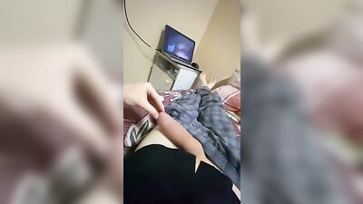 Young and Smooth - Webcam Twink Cutie in Bed!