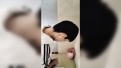 Gangbang: Young Students Get Fucked in the Toilet!