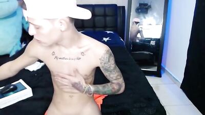 Latino Twink Amateur Webcam Sex Show - Explosive Fucking Fun!