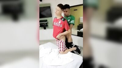 Gay Amateur Latino Twink Bareback - Action-packed Adventure!