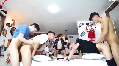 Latin Twinks Room Camboys - Action Amature Group Sex Show Web-Cam Porn Couple!