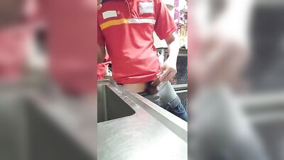 [ABX][A][378] Amateur wanking and hot cumshot