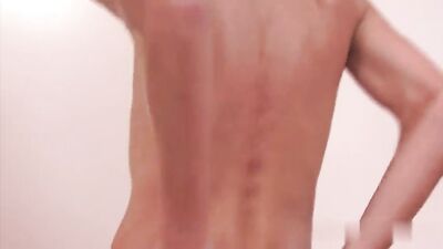 Young stud jerks off after a steamy bath! - Gay Porn Videos