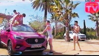 Carwash Twinks - Gay Love Bareback Short Film Porn!