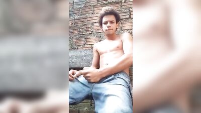 Outdoor Cumshot Adventure - GBT Boys Wild Orgasm!