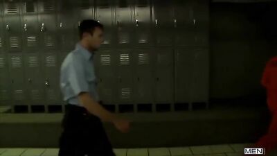 Young Prison Fag Gets d in Action Packed Oral Cum Shot Bareback Video!