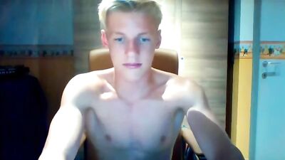 Blonde Cheat: Muscle Boy Cock Worship