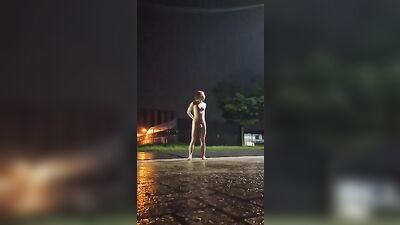 Kinky Marcus goes Risky on the Street for Amateur Fetish Outdoor Solo