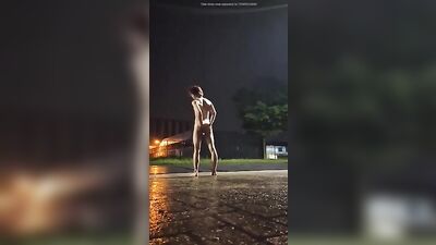 Kinky Marcus goes Risky on the Street for Amateur Fetish Outdoor Solo