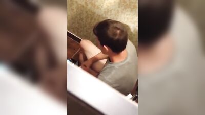 Teen Dream: Bathroom Encounters - Gay Porn Video - TEENAGER SNEAKS OFF TO BATHROOM TO WANk